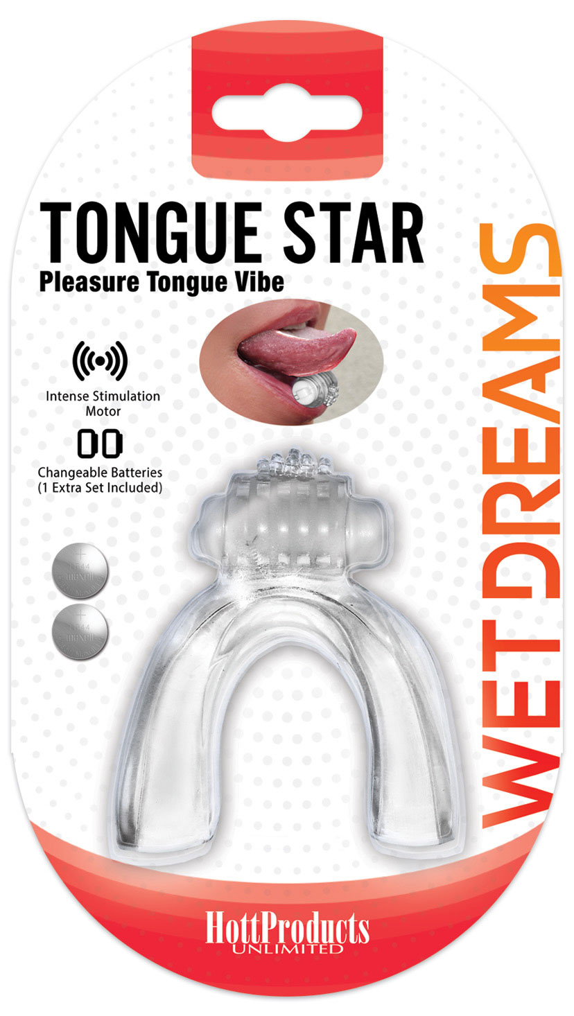 0lDKqqhp30XS3ERdKqDk3hFtdln2eCHG Wet Dreams Tongue Star - Clear - Image 1
