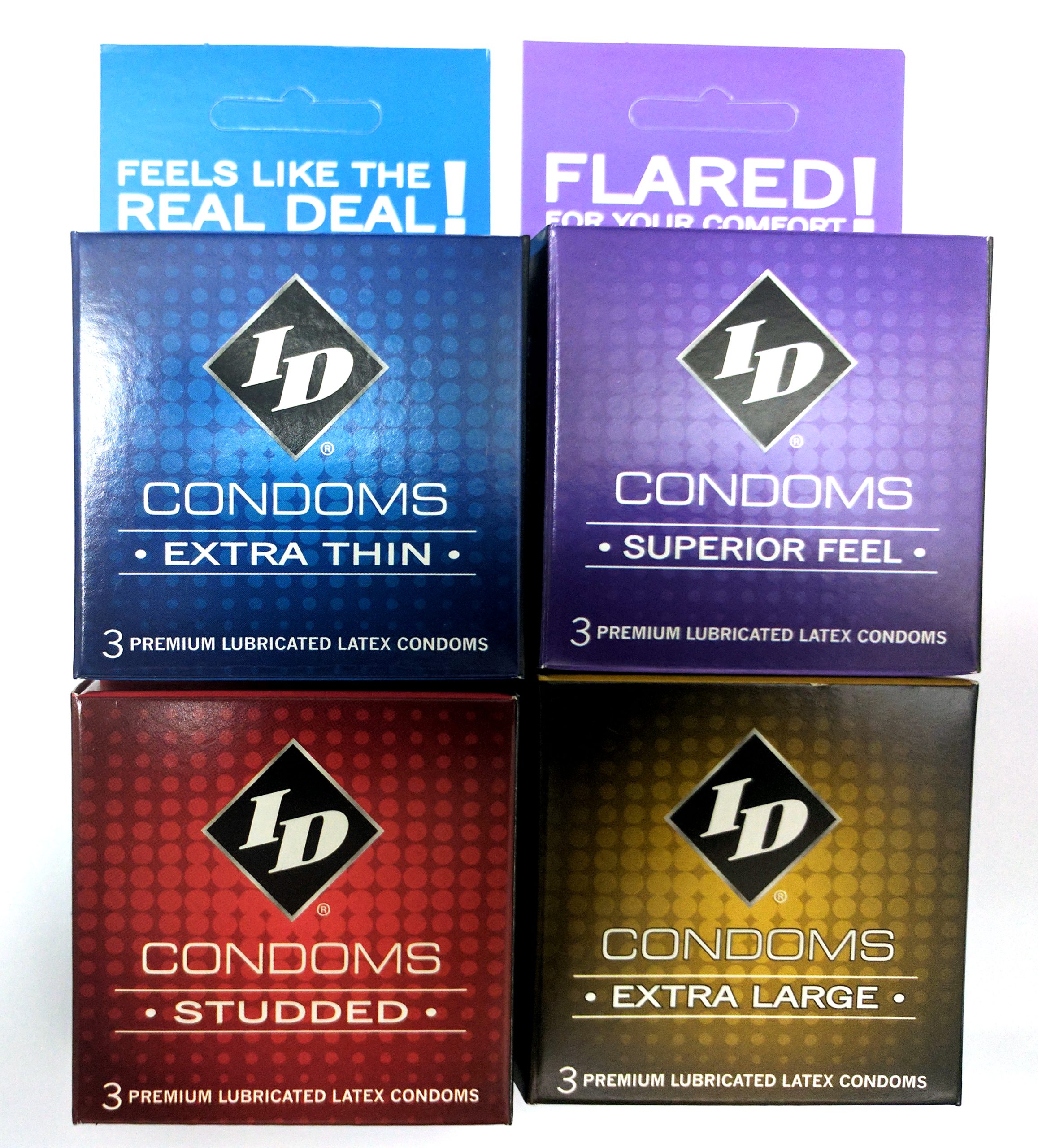 0uVV8Hmn6PU5TrYvf4D7AT6b7HMqhpDS ID Condoms - Case of 72 - 3 Packs - Assorted Styles - Image 1