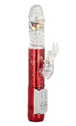 Naughty Bits Cumball Machine Thrusting Jack Rabbit Vibrator - Red - Image 7