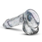 Naturally Yours - 6 Inch Glitter Cock - Sparkling Clear - Image 5