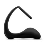 Anal Adventures - Platinum - Cock Ring Plug - Black - Image 2