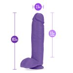 Au Naturel - Bold - Huge - 10 Inch Dildo - Purple - Image 5
