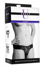 Domina Adjustable Wide Band Strap on Harness - Image 2