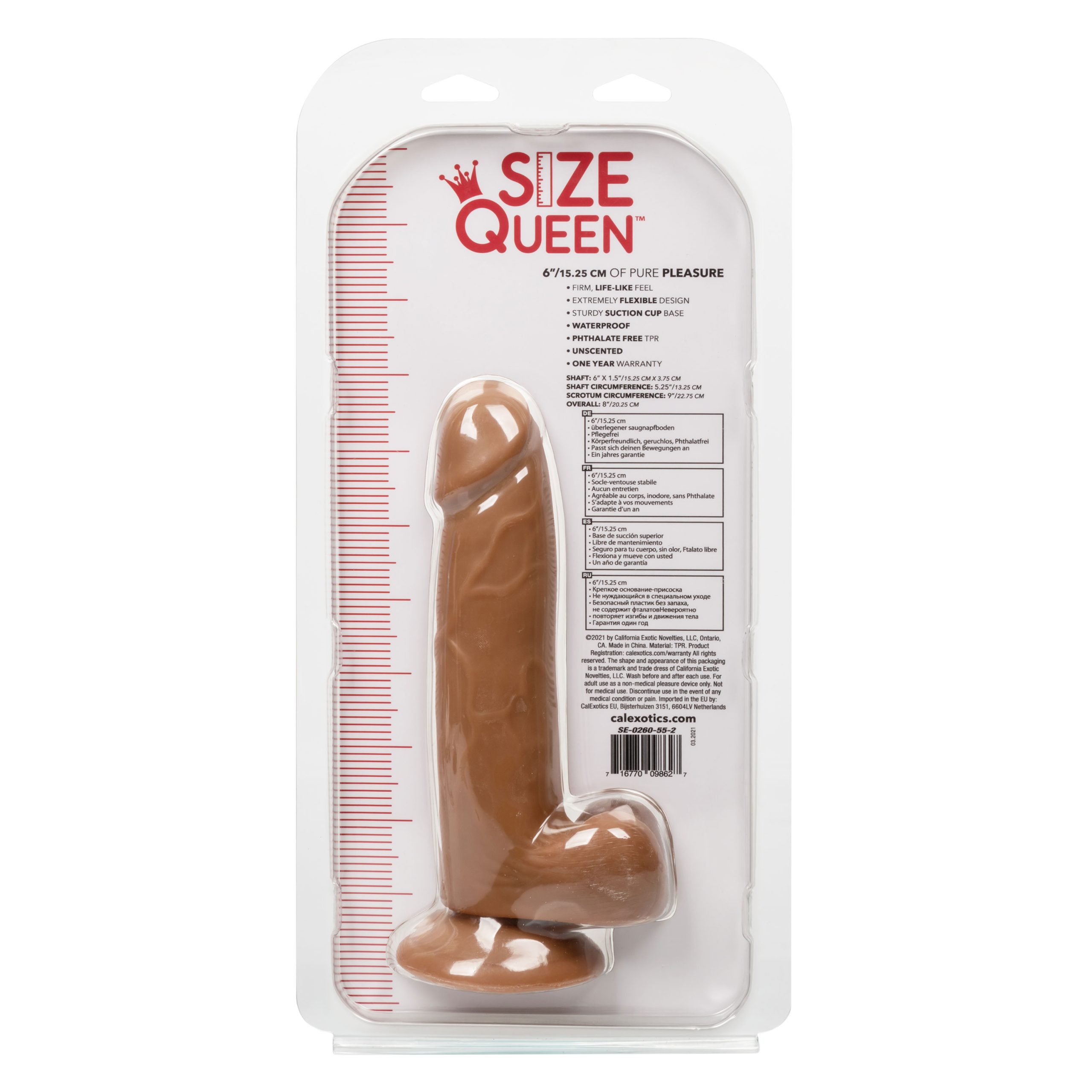 1CtfKQIBlXAdv7TDVpAfR7k8aBxDWkfO Size Queen 6 inch/15.25 Cm - Brown - Image 1