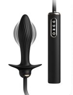 Anal Fantasy Elite Auto-Throb Inflatable Vibrating Plug - Black - Image 2
