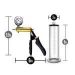 Performance - Vx6 Vacuum Penis Pump With Brass Pistol & Pressure Gauge - Clear - Image 4