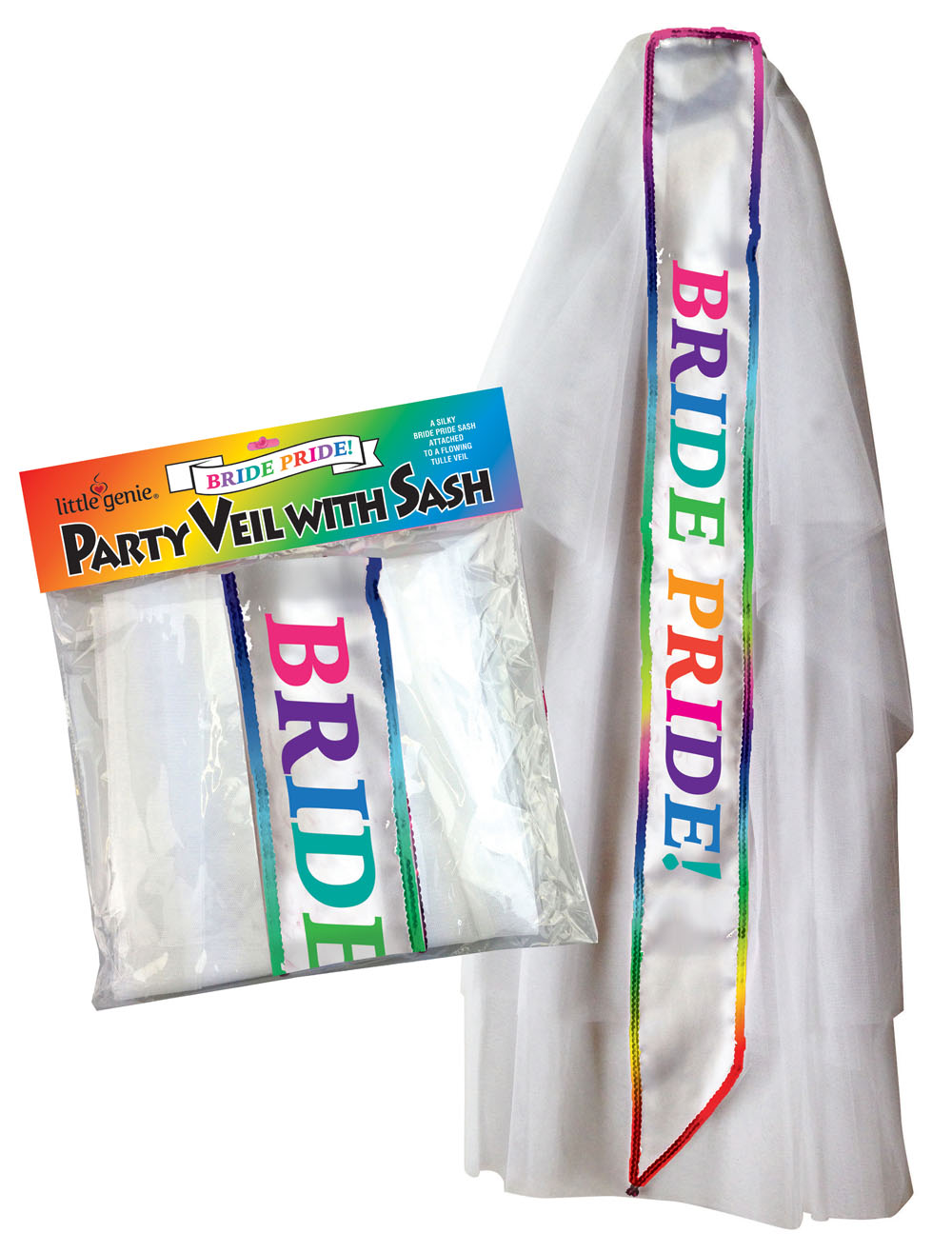 BridPrideVeilSash Bride Pride Veil - Image 1