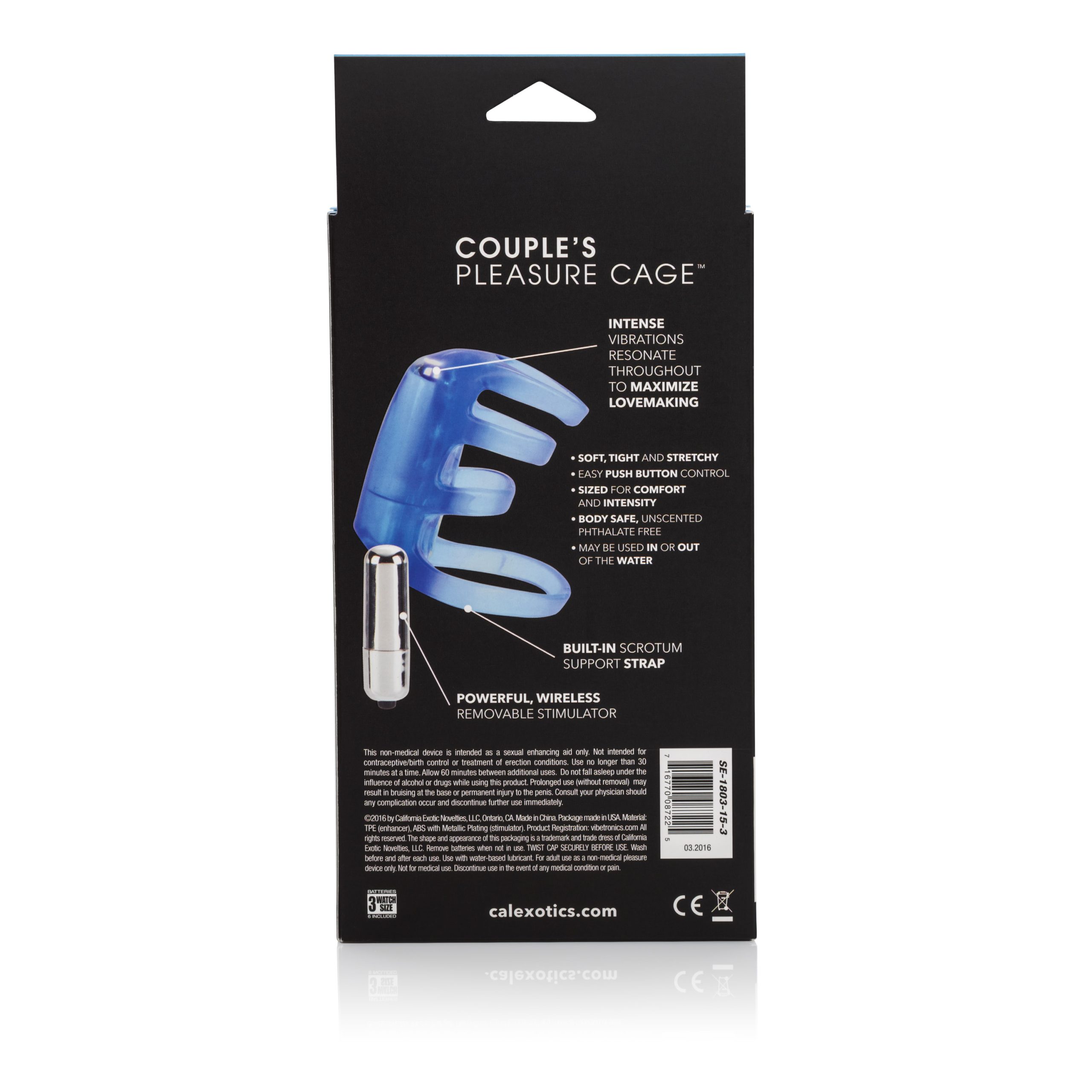 1UL1MfCackguU0XhNJRh7H8RaazTfW6u Couple's Pleasure Cage - Blue - Image 1