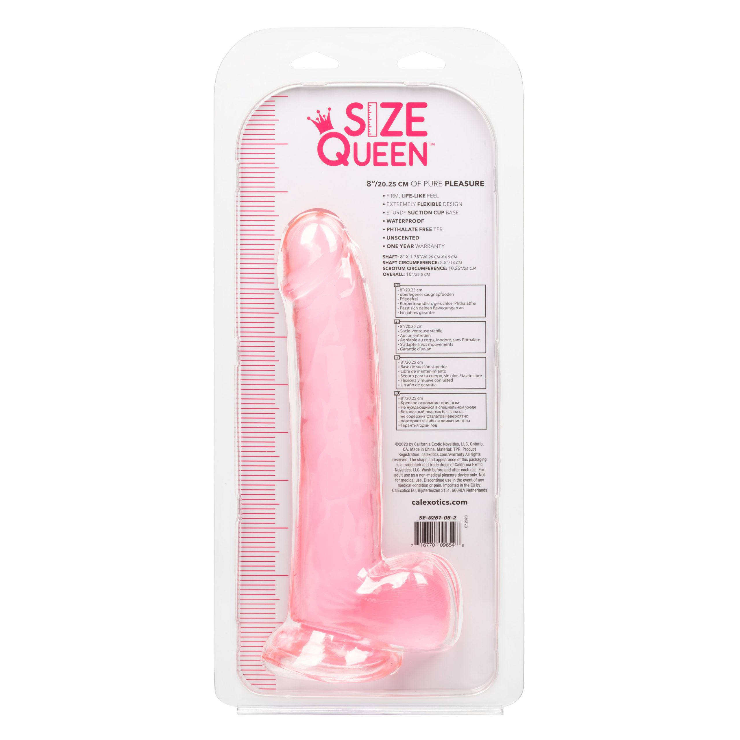 1VHbMqfGZg7kTSylWBWxLuyNafKGfHDG Size Queen 8 Inch - Pink - Image 1