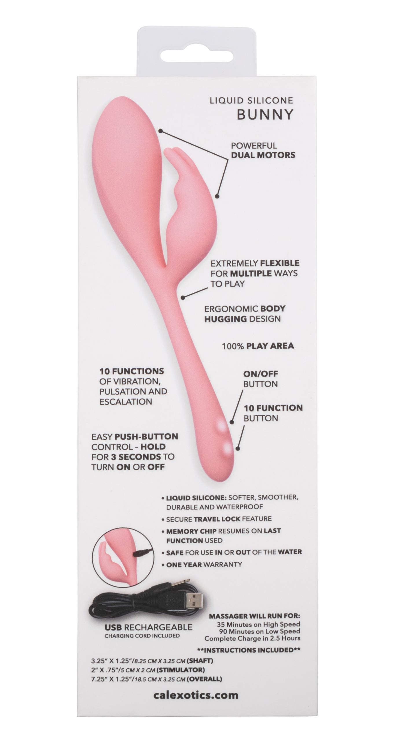 1VbpvTfBdgv5M87TW1BSwbbQT1JZRRTC Elle Liquid Silicone Bunny - Image 1