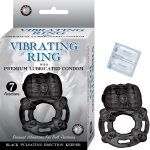 Vibrating Ring Black Pulsating Erection Keeper - Black - Image 3