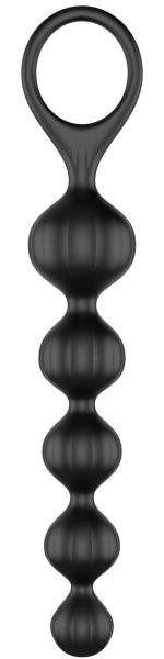 Satisfyer Beads Super Soft Silicone - Black - Image 3