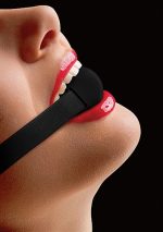 Elastic Ball Gag - Black - Image 3