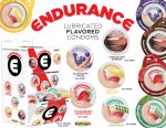 Endurance Condoms - 144 Count Wall Mount Display - Assorted Flavors - Image 2