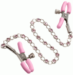 First Time Crystal Nipple Teasers - Pink - Image 5