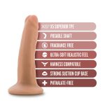 Dr. Skin Plus - 5 Inch Posable Dildo - Vanilla - Image 5