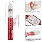 Naughty Bits Cumball Machine Thrusting Jack Rabbit Vibrator - Red - Image 8