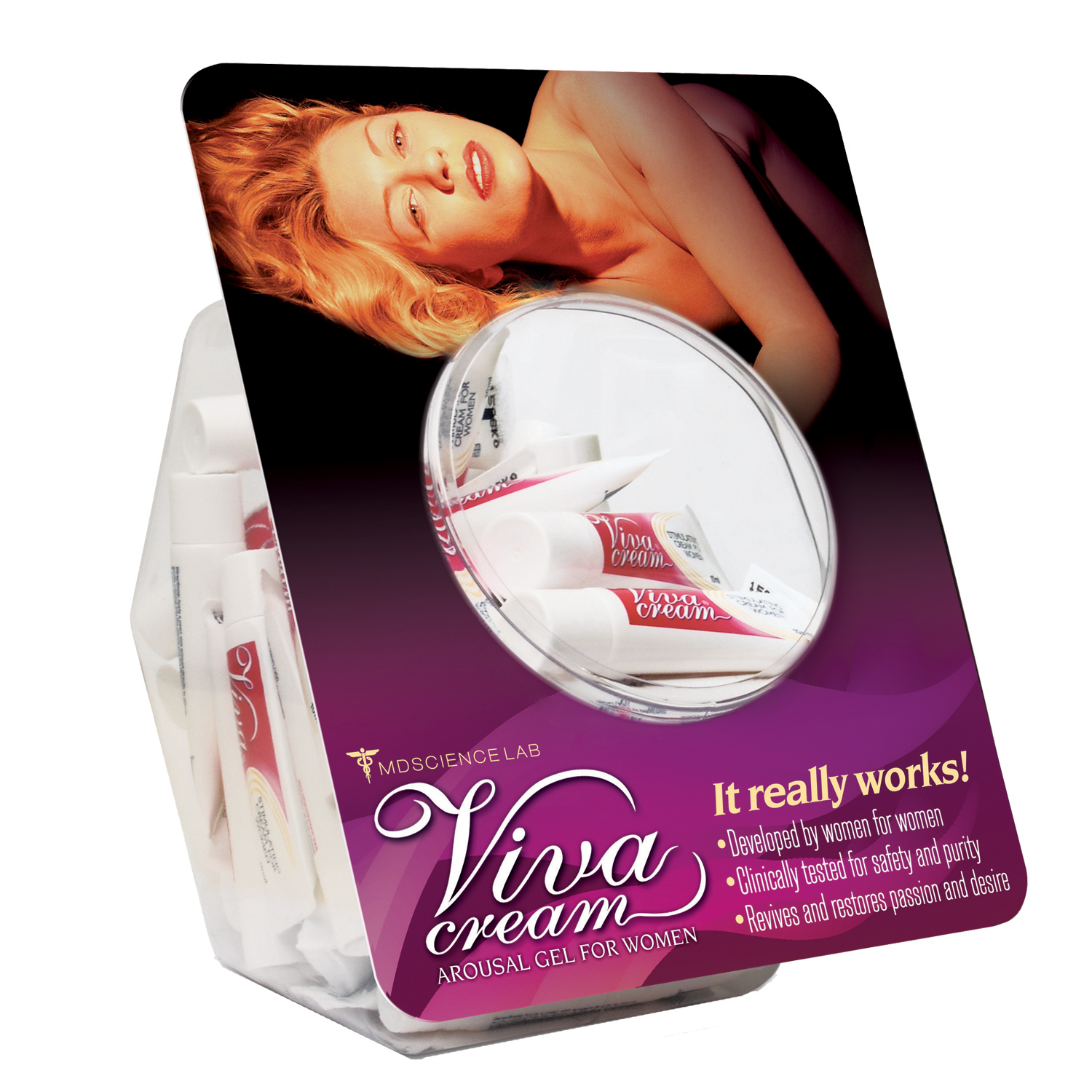 1loZP37GTapnJ9hZ40IQsppRfb49gySw Viva Cream - 50 Count Bowl - 10ml Tubes - Image 1