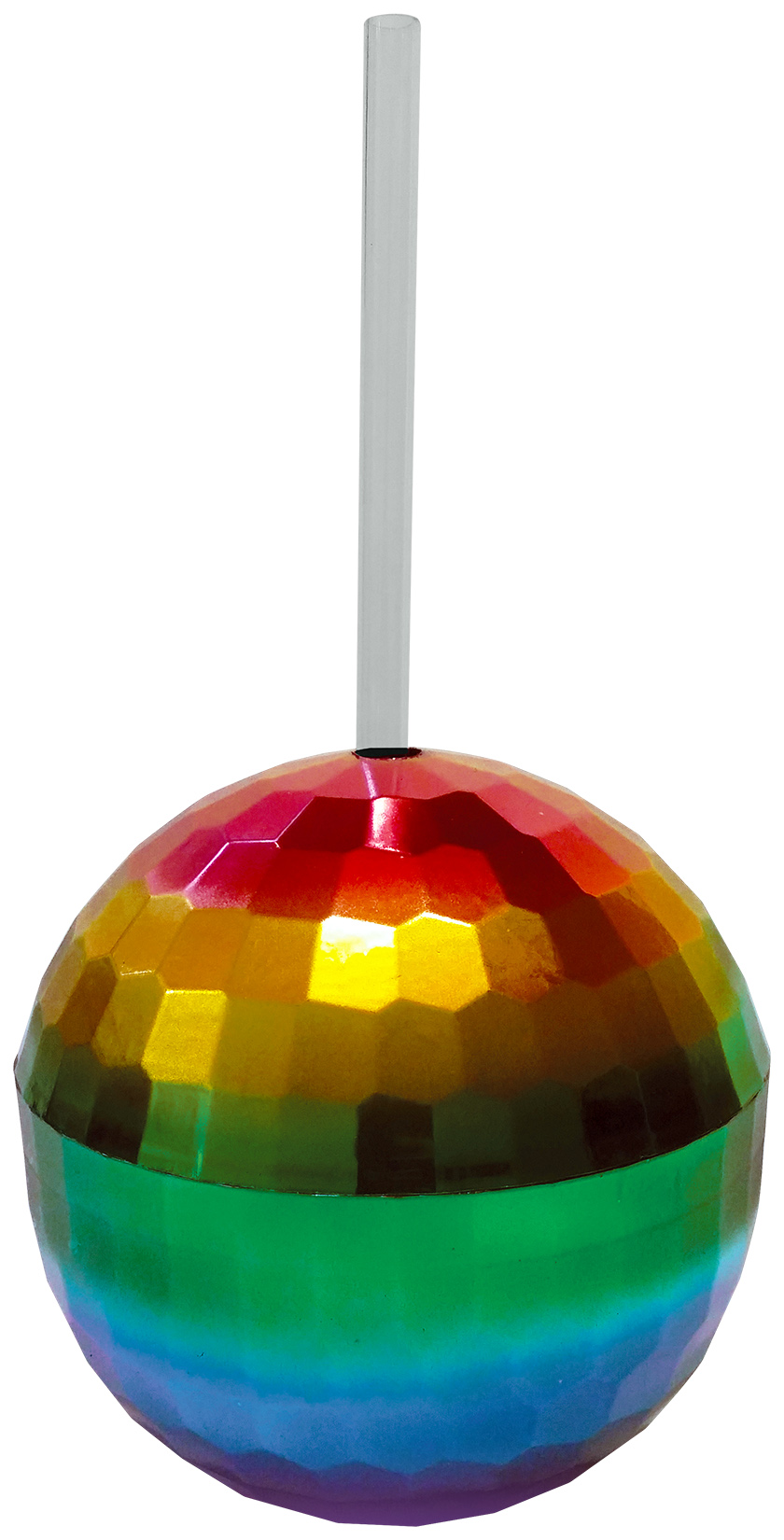 1ob0p9hATuUEsYR4vBvVBUvfN3qDFHGK Rainbow Disco Ball Cup - Image 1