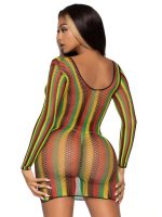 Rasta Net Mini Dress - One Size - Image 2