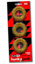 Super Huj - 3-Pack Cockrings - Bronze