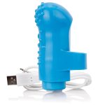 Charged Fingo Rechargeable Finger Vibe - Blue - Image 4