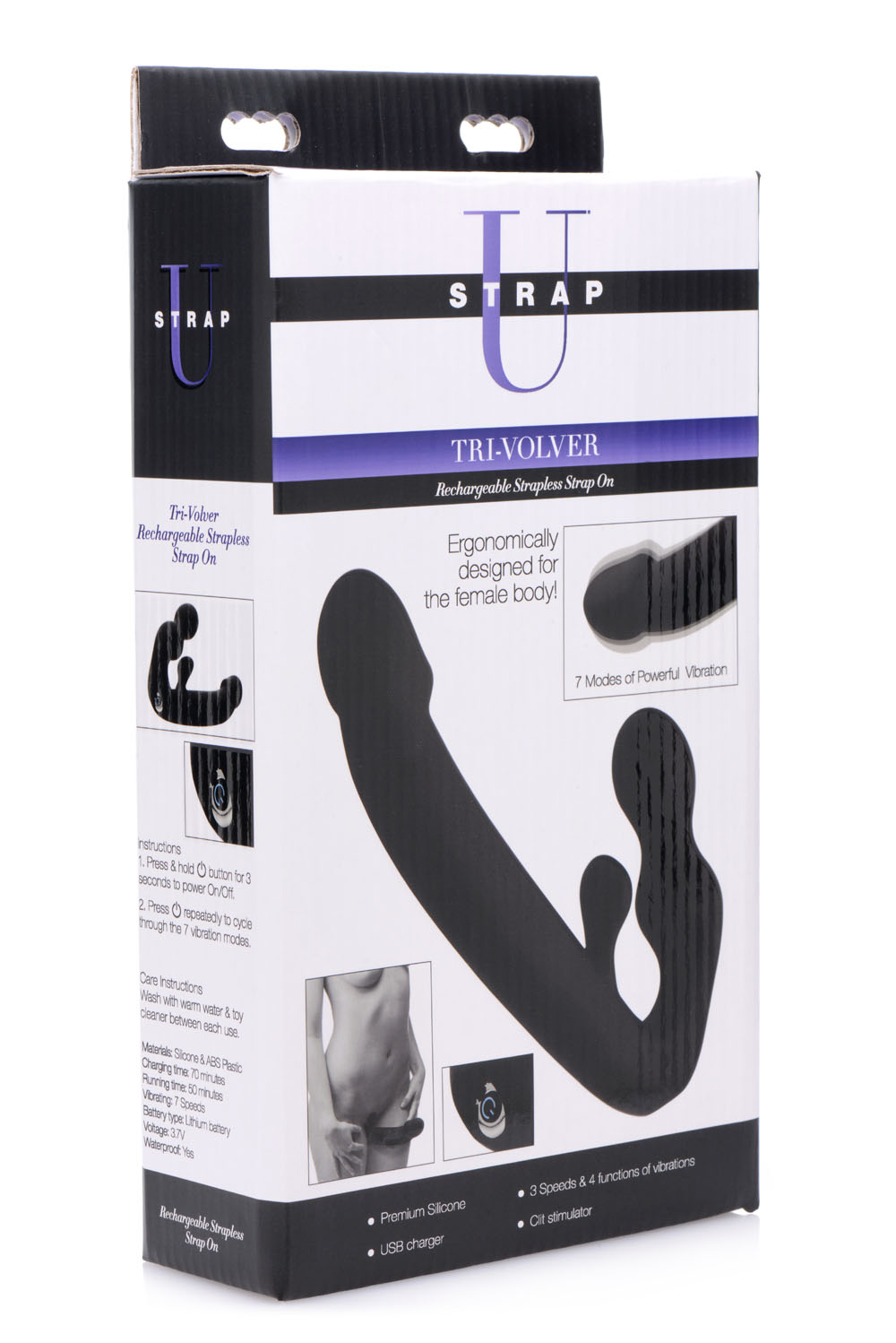 2FDMl7BrGI0NIOvWvTPd4YkEYhZV41kj Tri-Volver Rechargeable Strapless Strap On - Image 1