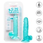 Size Queen 6 Inch - 15.25 Cm - Blue - Image 11