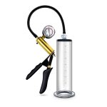 Performance - Vx6 Vacuum Penis Pump With Brass Pistol & Pressure Gauge - Clear - Image 2