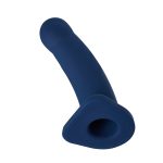 Nexus Collection - Banx - 8 Inch Silicone Dildo - Navy - Image 9