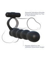 Fantasy C-Ringz Posable Partner Double Penetrator - Black - Image 6