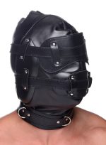 Bondage Hood With Penis Gag - Image 7