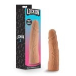 Lock on - 7 Inch Realistic Lock on Dildo - Mocha