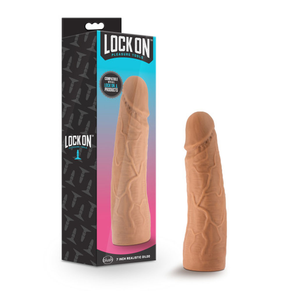 2nz3CPHz6yt2syTNg5oA5LTr0m5UGVqg Lock on - 7 Inch Realistic Lock on Dildo - Mocha - Image 1