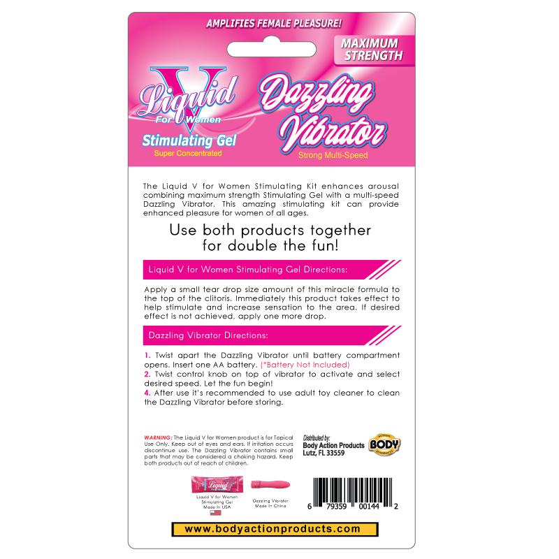 2ufHyWhr Liquid v Dazzling Vibrator Kit - Image 1
