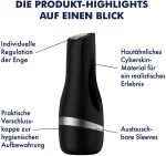 Satisfyer Men Classic Silver Masturbator - Image 6