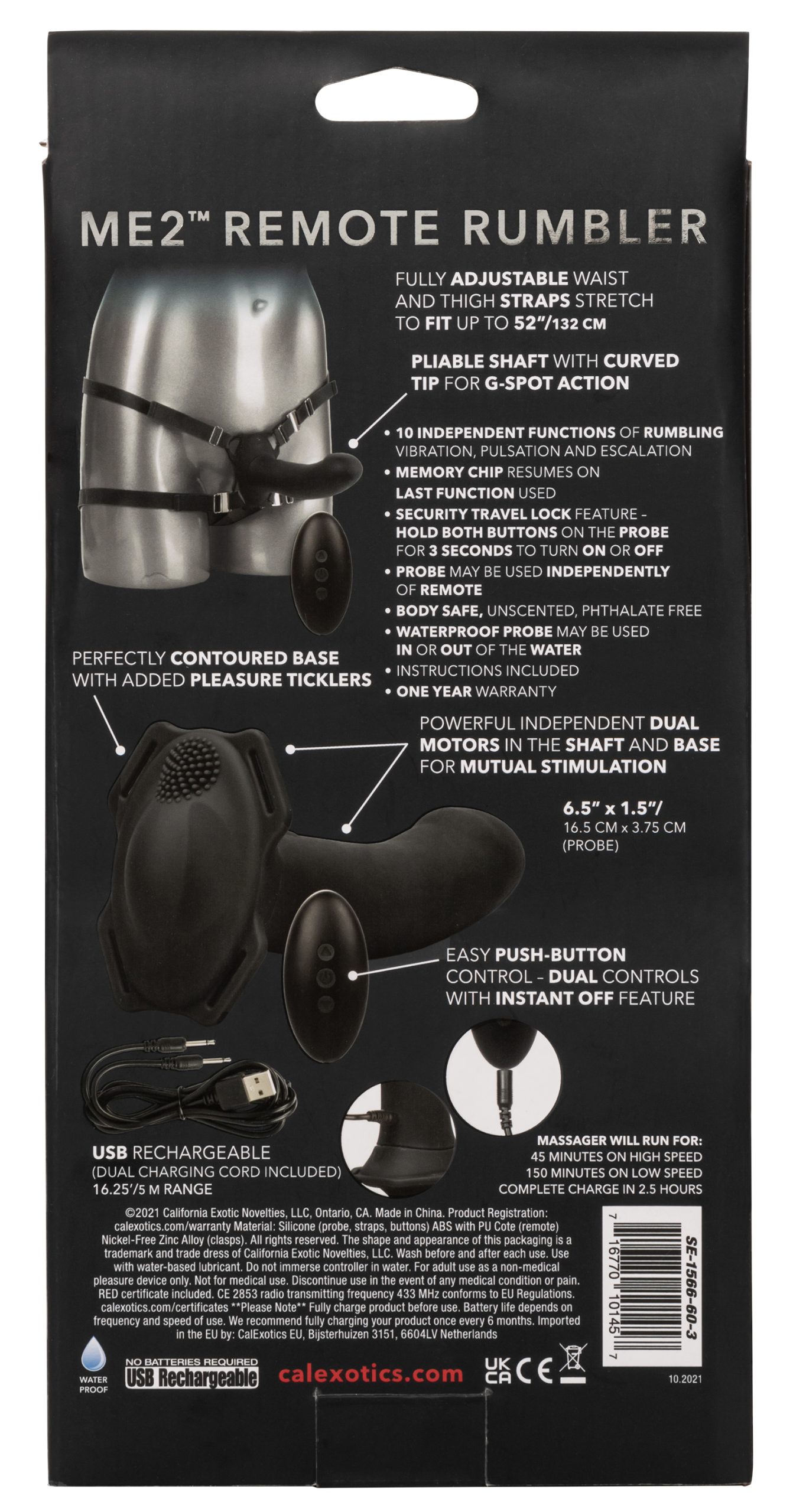2wrzmNyudxfV0MZCDOdCy4EjGOwe8kXC Her Royal Harness Me2 Remote Rumbler - Black - Image 1