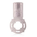 Big Omg Vibrating Ring - Clear - 6 Count Box - Image 3