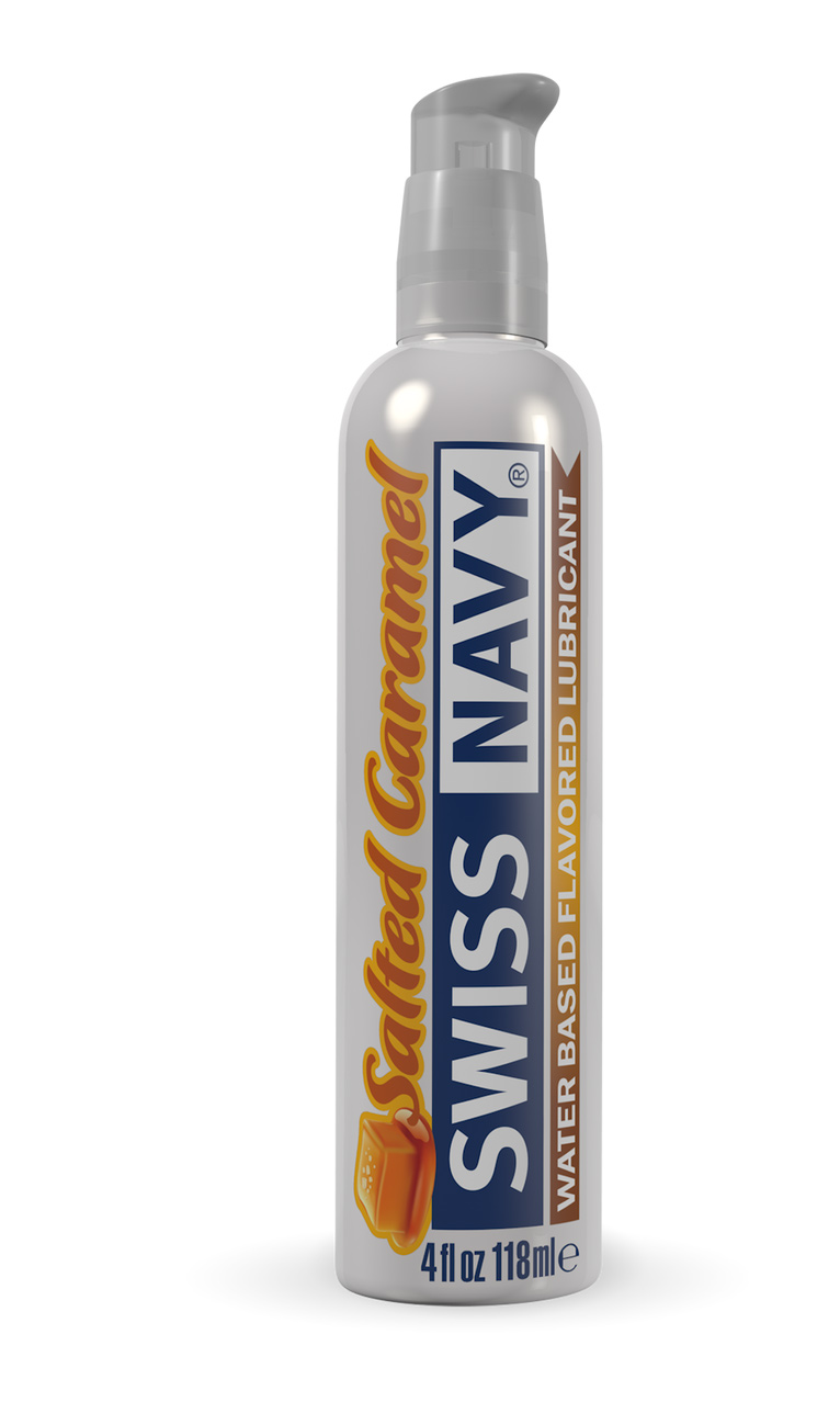 2zjHE1MZmy18k0vIhGfU5VeF3VZMXVWP Swiss Navy Salted Caramel - 4 Fl. Oz. - Image 1