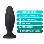 Anal Adventures - Platinum - Silicone Rocket Plug - Black - Image 4