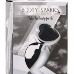 Black Heart Gem Anal Plug - Medium