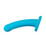 Nexus Collection - Hux - 7 Inch Silicone Dildo - Turquoise - Image 6