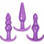Anal Trainer 3 Piece Anal Play Kit - Purple