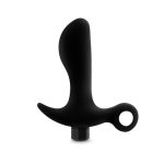 Anal Adventures - Platinum - Silicone Vibrating Prostate Massager 01 - Black - Image 2