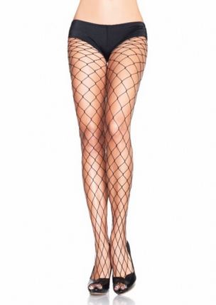 3ac85f5524dce0df0598f8034701f15c Fence Net Pantyhose - One Size - Black - Image 1