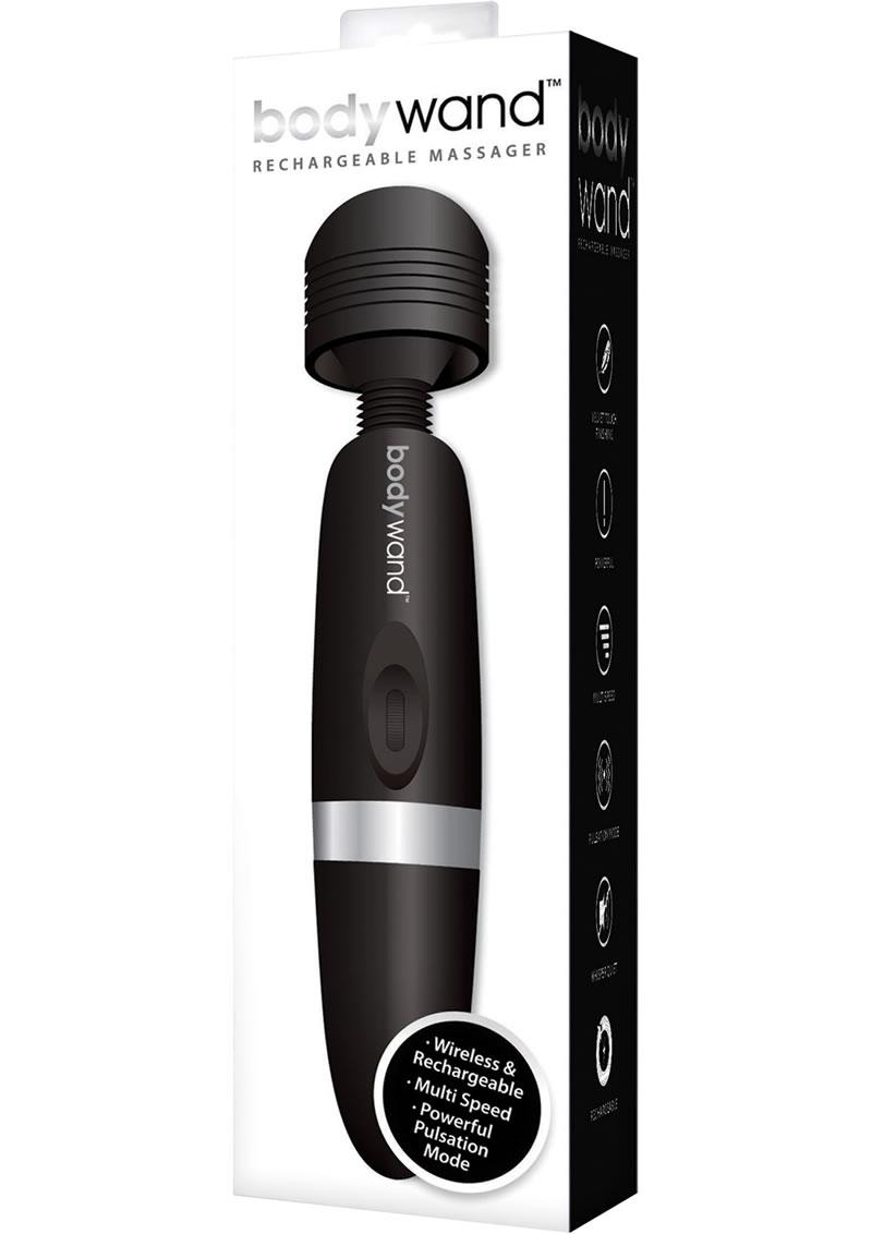 3ewAEYKLCK9zHT4LI42S2uFazeOeEveQ Bodywand Rechargeable Massager - Black - Image 1