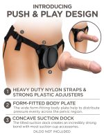King Cock Elite Beginner's Body Dock Strap-on Harness - Black - Image 7
