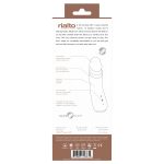 Rialto Rechargeable Vibrator - Mocha - Image 2