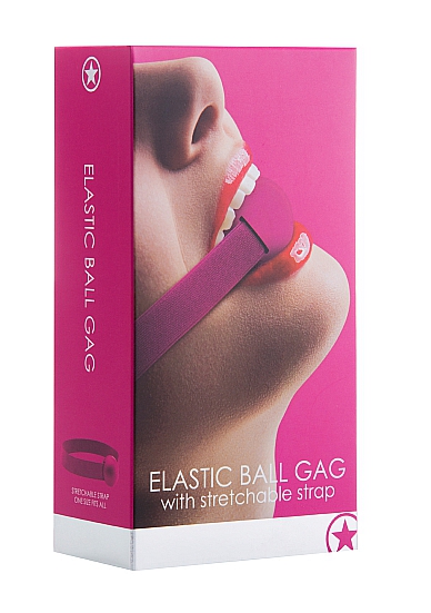 41588abbf974d3f459654c1761bd5afc Elastic Ball Gag - Pink - Image 1