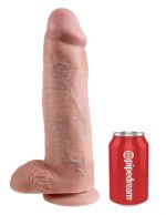 King Cock 12 Inch Cock With Balls - Flesh - Image 2